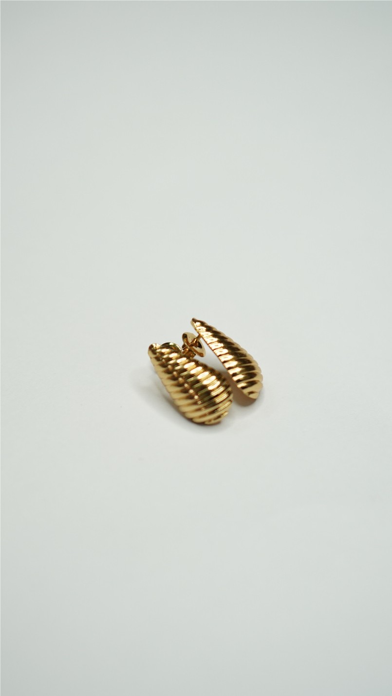 Petite Shell Hoops